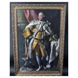 KING GEORGE III PRINT ON CANVAS