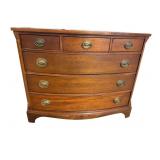MAHOGANY BOWFRONT CHEST