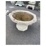 CONCRETE BIRD BATH