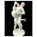 VERONESE GRECIAN WRESTLERS RESIN FIGURINE