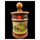 HUNT SCENE TOBACCO HUMIDOR
