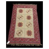 6 FT 7 IN X 4 FT 2 IN HANDMADE KILIM RUG