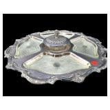 ORNATE SILVERPLATE LAZY SUSAN