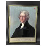 THOMAS JEFFERSON PRINT BY GILBERT STEWART