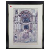 MORRIS PRENDERGAST PRINT IN FRAME