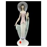 TALL LLADRO LADY OF NICE FIGURINE! IN EXCELLENT