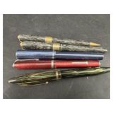 LOT OF 5 ANTIQUE FOUNTAIN PENS