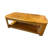OAK FINISH COFFEE TABLE