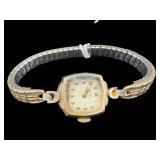 14KT GIRARD PERREGAUX LADIES WRIST WATCH