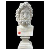 PLASTER BUST OF ZEUS
