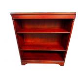SOLID CHERRY OPEN BOOKSHELF