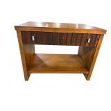 MODERN DESIGN 1 DRAWER WALNUT STAND