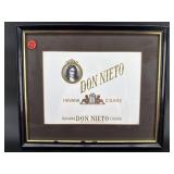 CUBAN CIGAR FRAMED ADVERTISEMENT