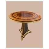 MAITLAND SMITH INLAID FRENCH EMPIRE ROUND CENTER