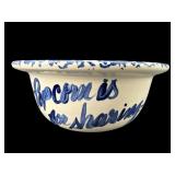 POTTERY LARGE POPCORN BOWL
