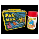1980 PAC-MAN METAL LUNCHBOX WITH THERMOS