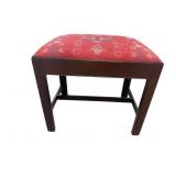SOLID MAHOGANY CHIPPENDALE STOOL