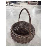LARGE FOLK ART BASKET