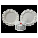 3 PCS MOTTAHEDEH PORCELAIN