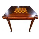 PINE QUEEN ANNE GAME TABLE