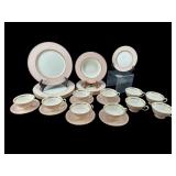 25 PCS LENOX RARE CARIBBEE PORCELAIN CHINA