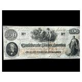 1862 $100 CONFEDERATE STATES RICHMOND NOTE