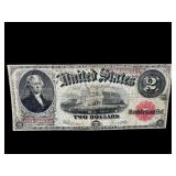 1917 $2 RED SEALED NOTE