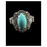 STERLING SILVER TURQUOISE RING