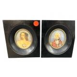 PR OF MINIATURE PORTRAITS