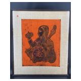 LARGE TIBETAN PRINT ON CLOTH