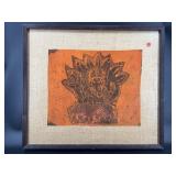 LARGE TIBETAN PRINT ON CLOTH