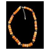 DESIGNER JAY KING STERLING GEMSTONE NECKLACE;