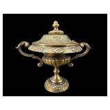 VICTORIAN STYLE BRASS INCENSE BURNER