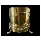 WILDWOOD INDUSTRIES SOLID BRASS HAMMERED POT