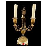 ORNATE 3 LIGHT CANDELABRA TABLE LAMP