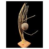 DESIGNER NAUTICAL TWIG ART LAMP