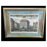 HAND COLORED ENGRAVING OF Sï¿½DRA BANCOHUSET IN