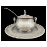 ANTIQUE PHILIP ASHBERRY & SONS SHEFFIELD PEWTER