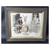 GOLD IS NOT ALL HAND COLORED LITHOGRAPH