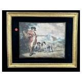 ENGRAVING TITLED PARTRIDGE SHOOTING