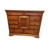 CHERRY OVERSIZED INLAID CHEST
