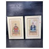 2 CHINESE PORTRAIT PAINTINGS ON SILK