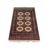 6 FT 4 IN X 4 FT 1 IN HANDMADE BOKHARA RUG