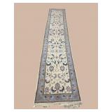 14 FT 3 IN X 2 FT 7 IN PERSIAN HANDMADE RUNNER