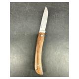 WOODEN HANDLE 7.5 INCH FOLDING KNIFE