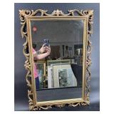 GOLD PAINTED ORNATE MIRROR