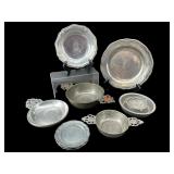 LOT OF MISC PEWTER SMALL BOWLS