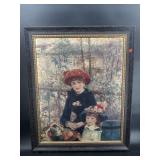 TWO SISTERS BY PIERRE AUGUSTE RENOIR PRINT ON