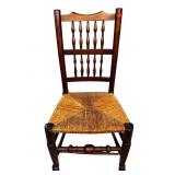 19TH CENTURY ELM SPINEL BACK CHAIR