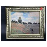 CLAUDE MONET PRINT ON BOARD